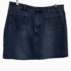 Unionbay jean mini skirt size 13